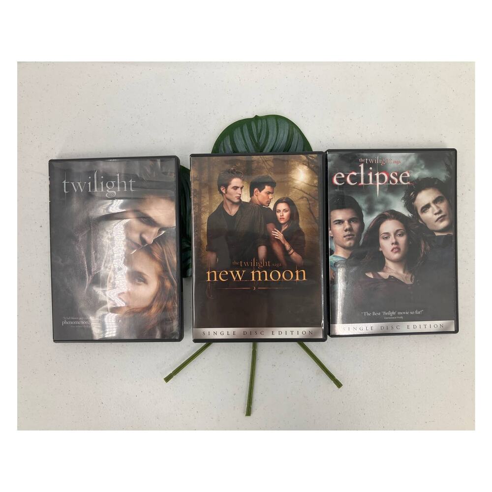 Twilight Saga New Moon Eclipse Series 1 2 3 Set Summit Entertainment DVD Movies
